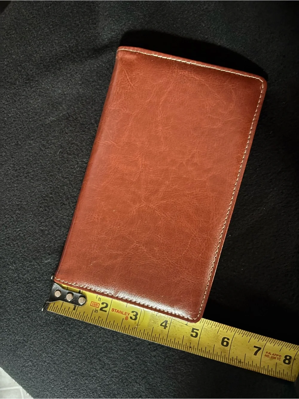 Card booklet brown orange tone